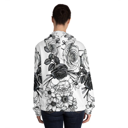 FLOWERS Women’s Full-Zip Hoodie